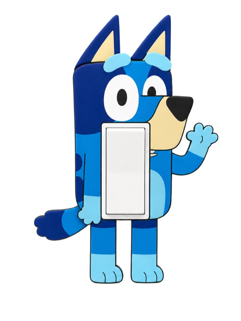 2/$25 Bluey Single rocker Light Switch Cover Wall Plate Kids Room Decor